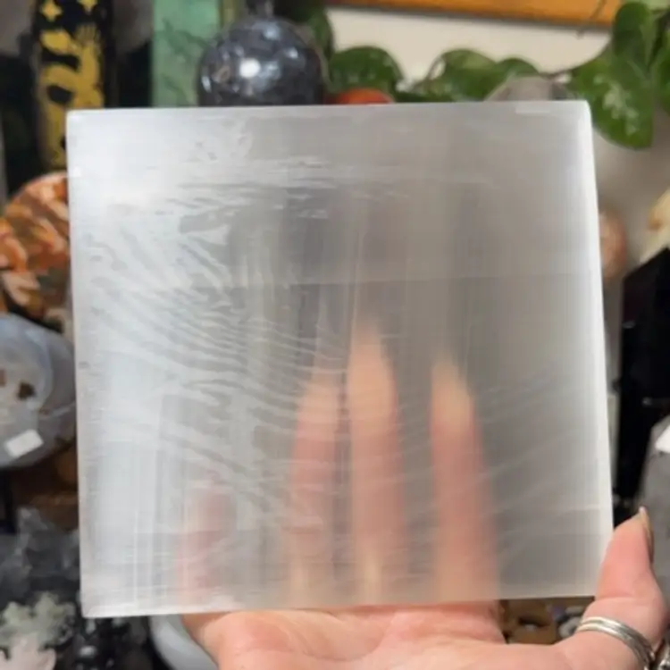 Selenite Plate Square Xl
