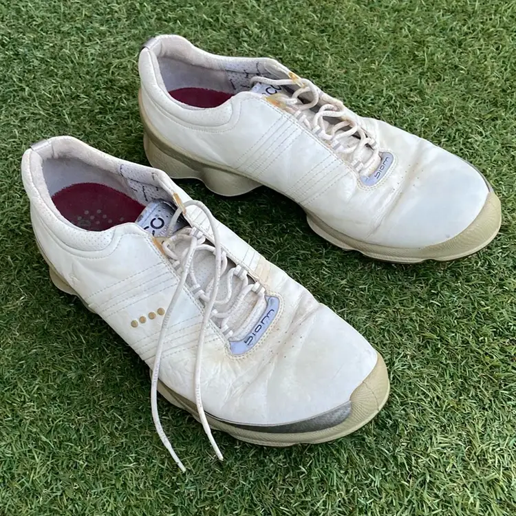 Ecco 46 Hydro Max Golf Shoes Spikes White