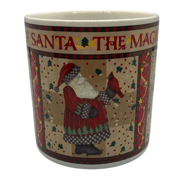 Vintage Sakura Magic Of Christmas Santa Mug