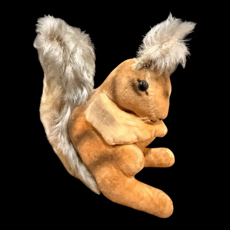 Original Steiff Squirrel Stuffed Animal Toy 5” Germany