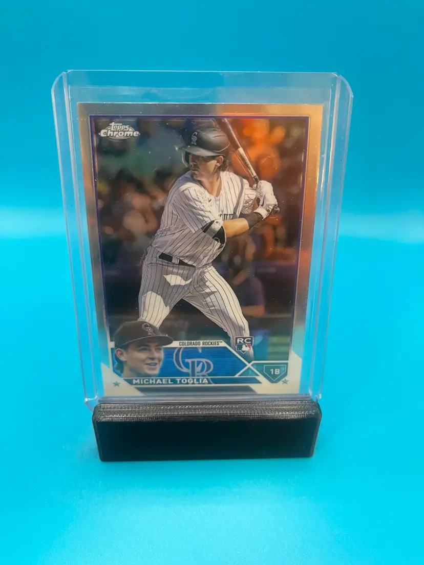 Michael Toglia Topps Chrome RC Colorado Rockies 