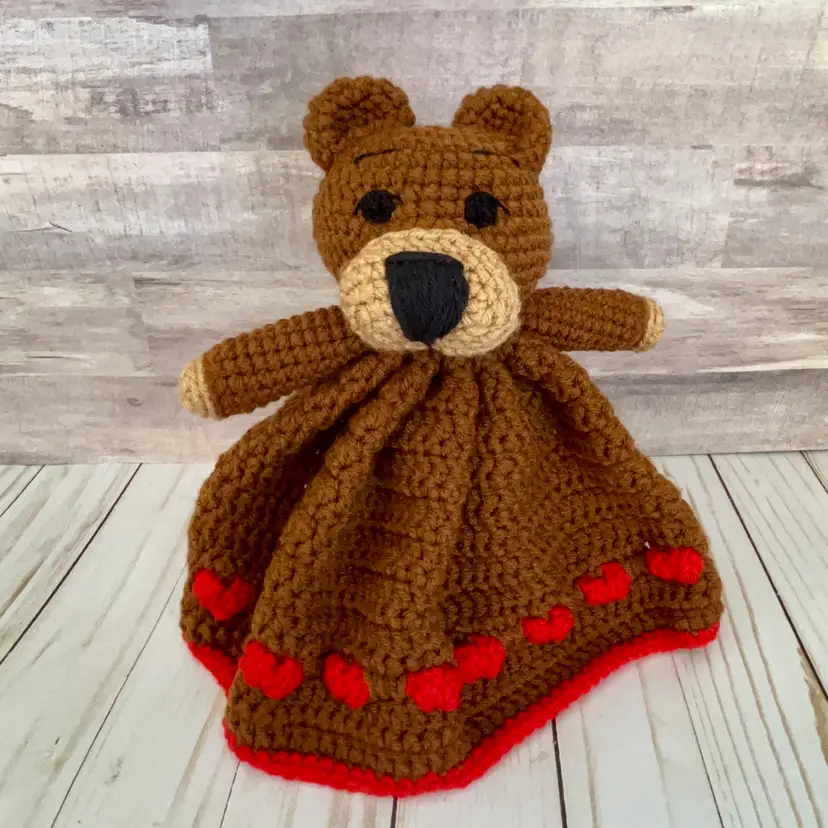 Crochet Teddy Bear Lovey