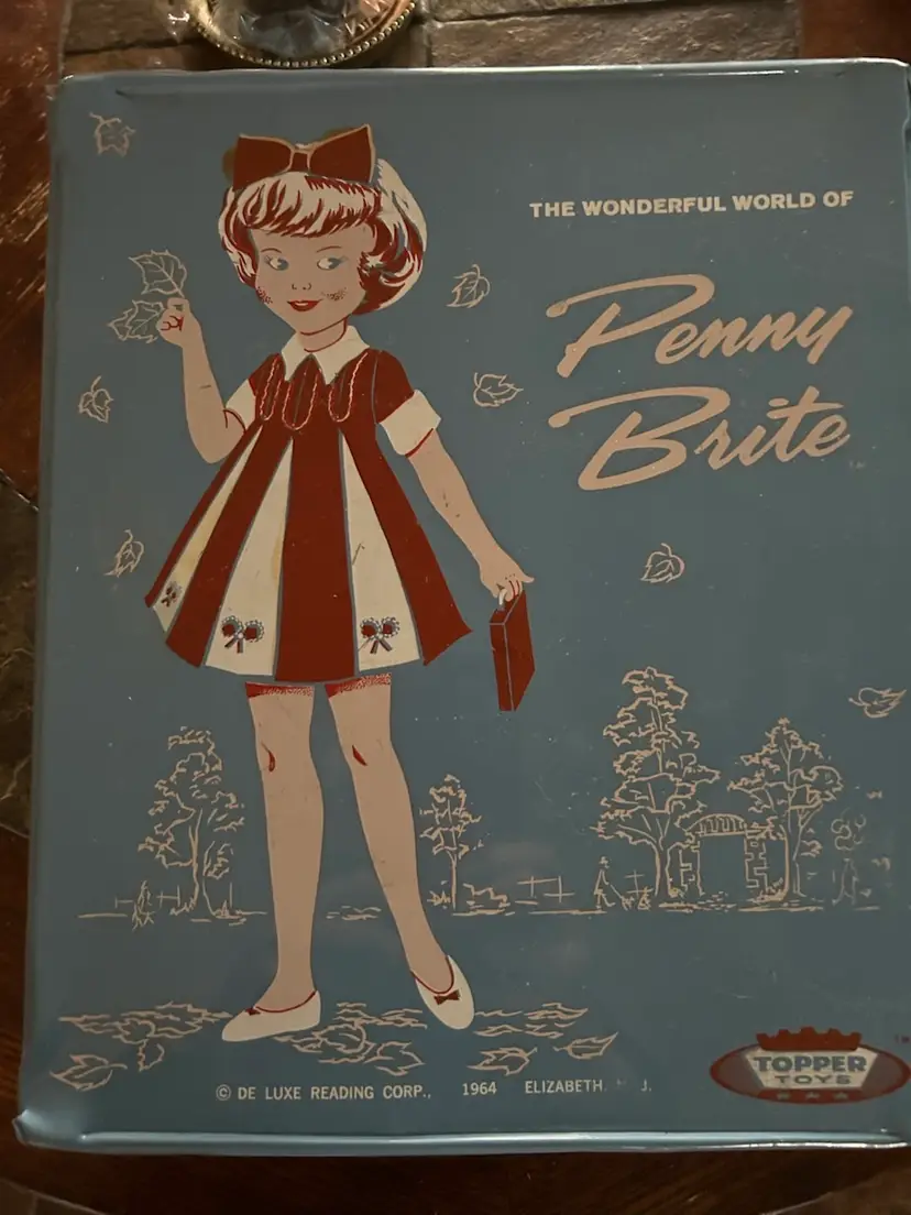 Vintage 1964 Penny Bright Doll & Case