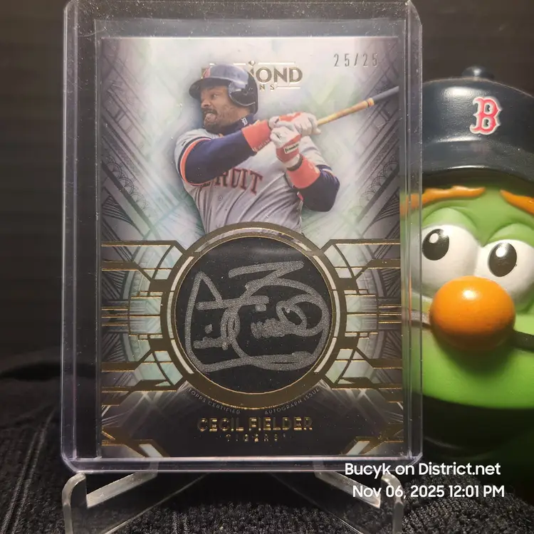 2021 Topps Diamond Icons Auto - Cecil Fielder Detroit Tigers 25/25
