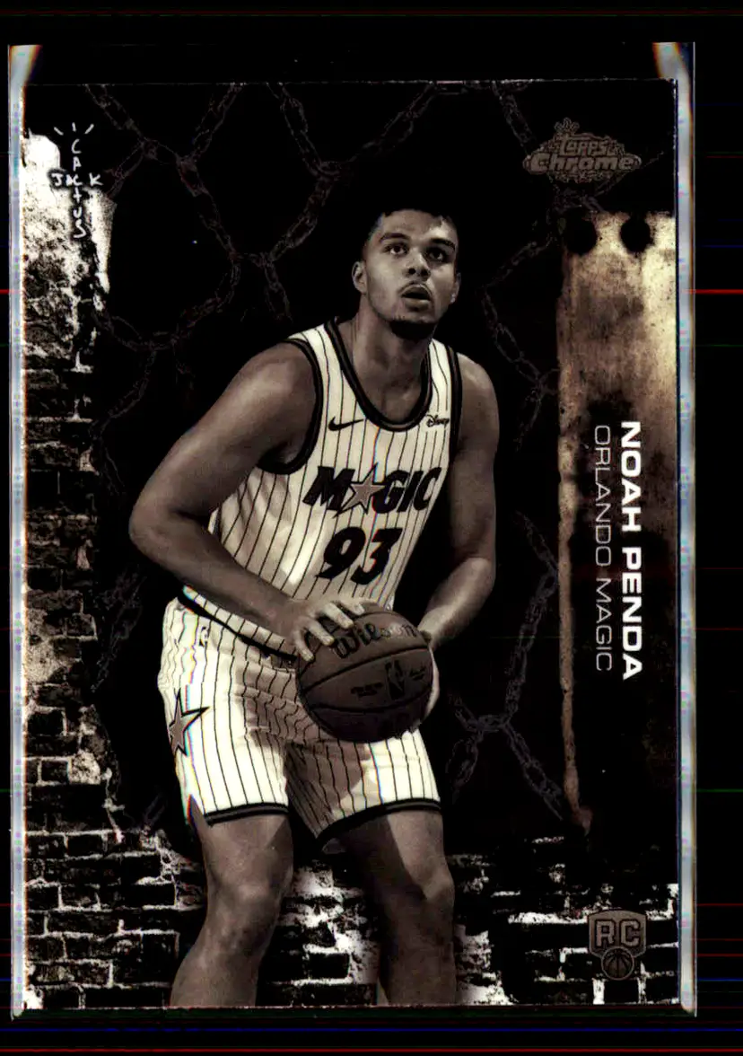 Noah Penda 2025-26 Topps Chrome Cactus Jack #92 - (139) - Orlando Magic