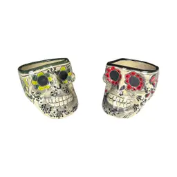 Item # 712 Talavera Skull Pot