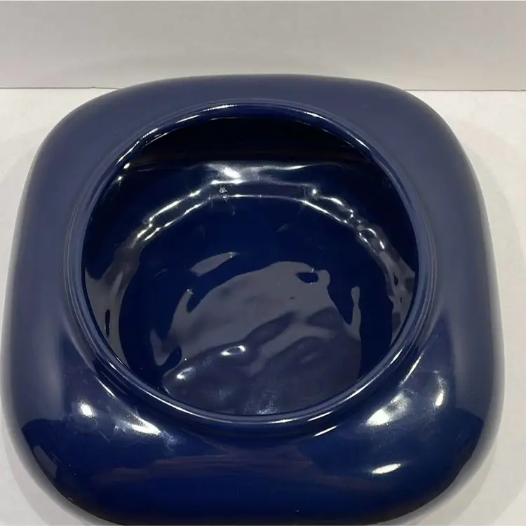 Vintage Navy Blue Haeger Planter