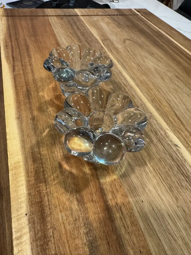 Crystalite Candlestick Holders