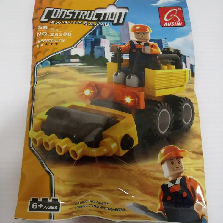 Ausini Construction Engineering Roller Truck 58 piece New Toy
