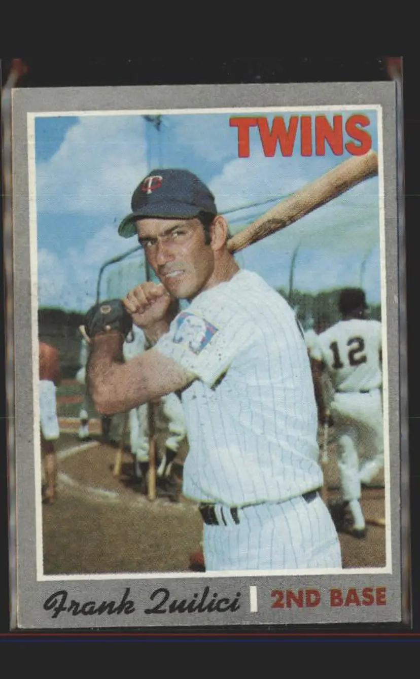 1970 Topps #572 Frank Quilici - (137) - Minnesota Twins