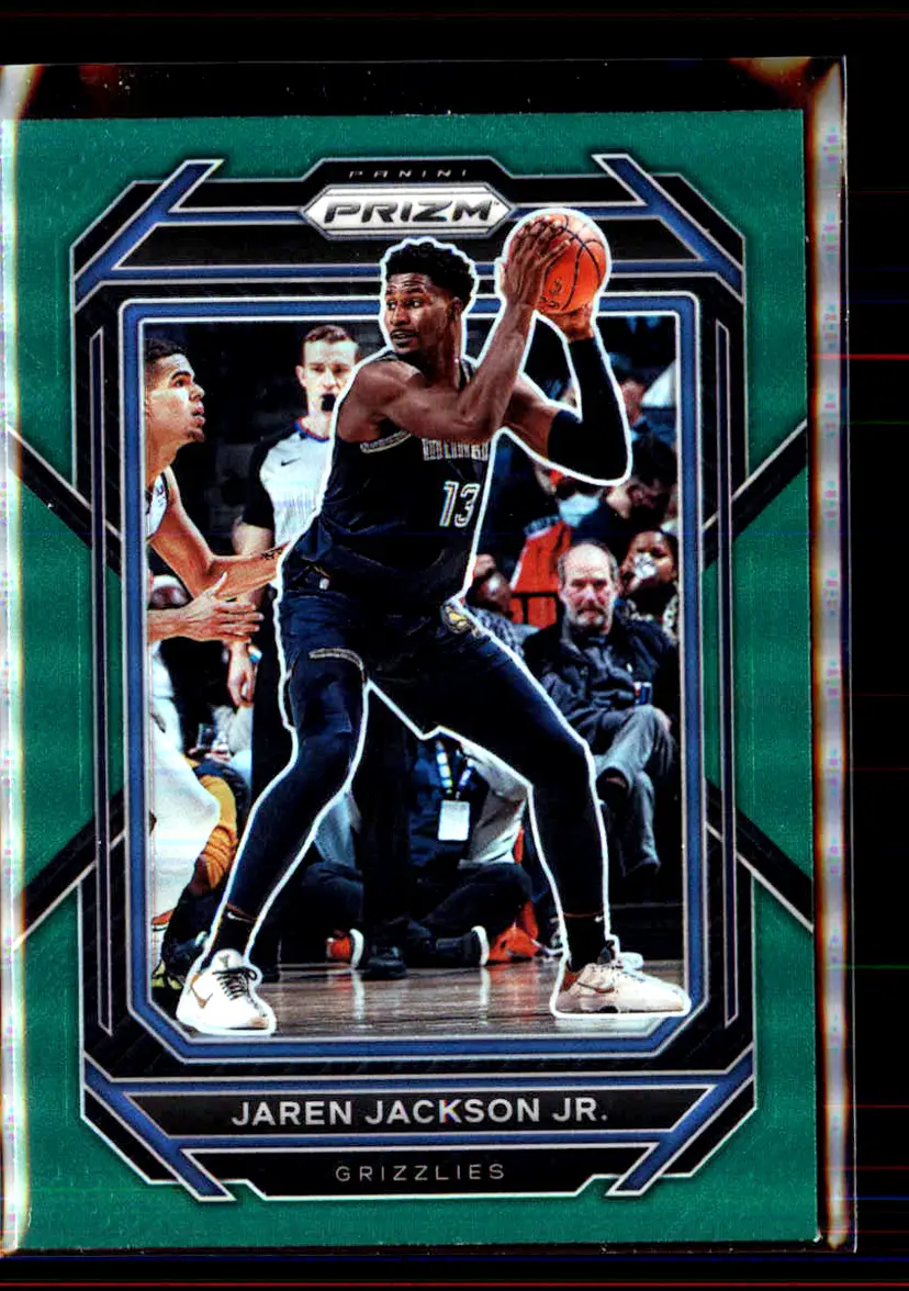 Jaren Jackson Jr. 2022-23 Panini Prizm Green Prizm #206 - (2) - Memphis Grizzlies