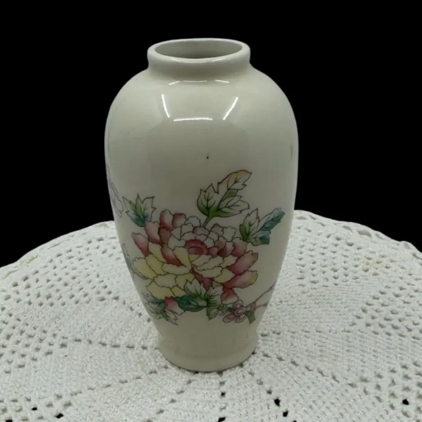 Otagiri Porcelain Floral Vase