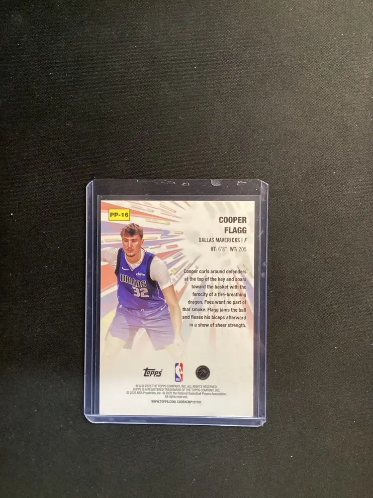 2025 Topps Cooper Flagg RC #PP-16