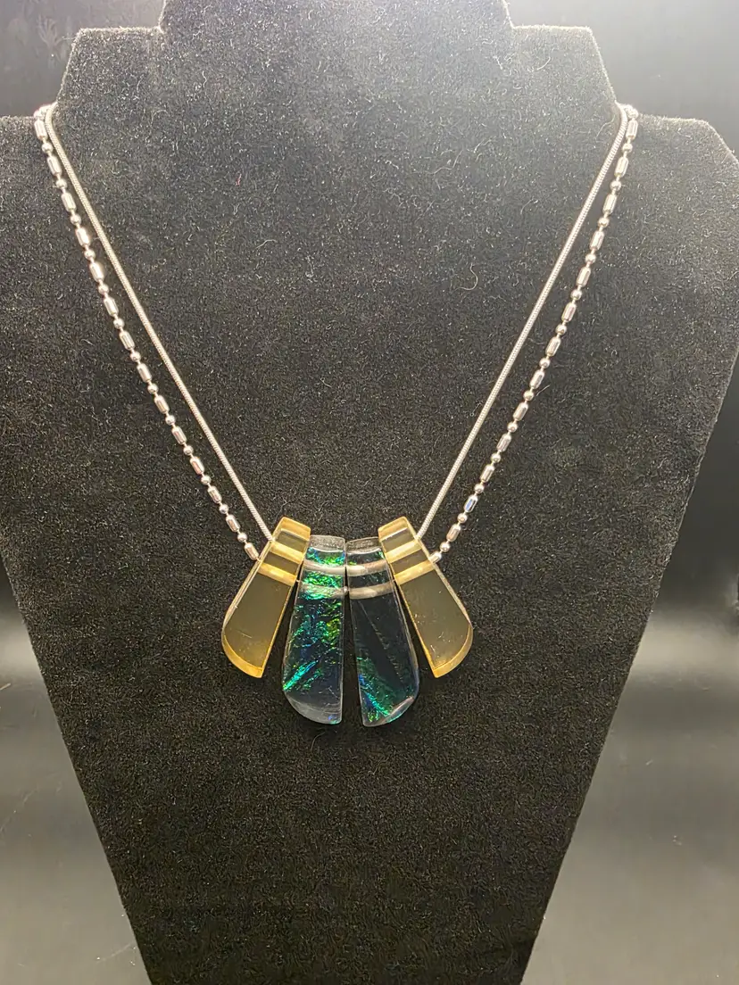 Lucite necklace