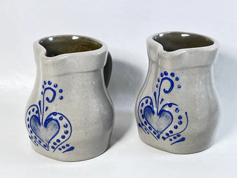 Set Of 2 BBP Beaumont Brothers Pottery Creamers