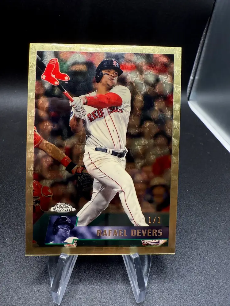 Rafael Devers Superfractor 1/1 2024 Topps Chrome Mitchell & Ness Boston Redsox