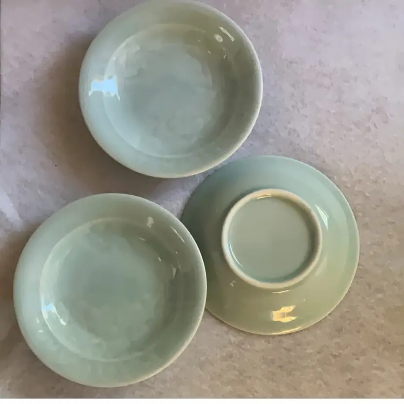 Pale Blue Teabag Holders Set Of 3