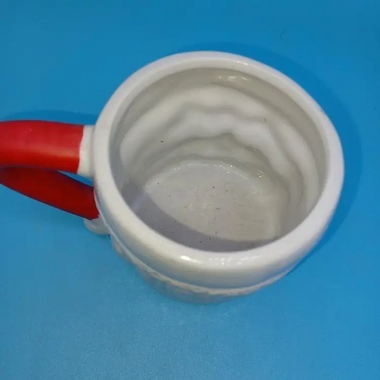 Vintage Santa face mug