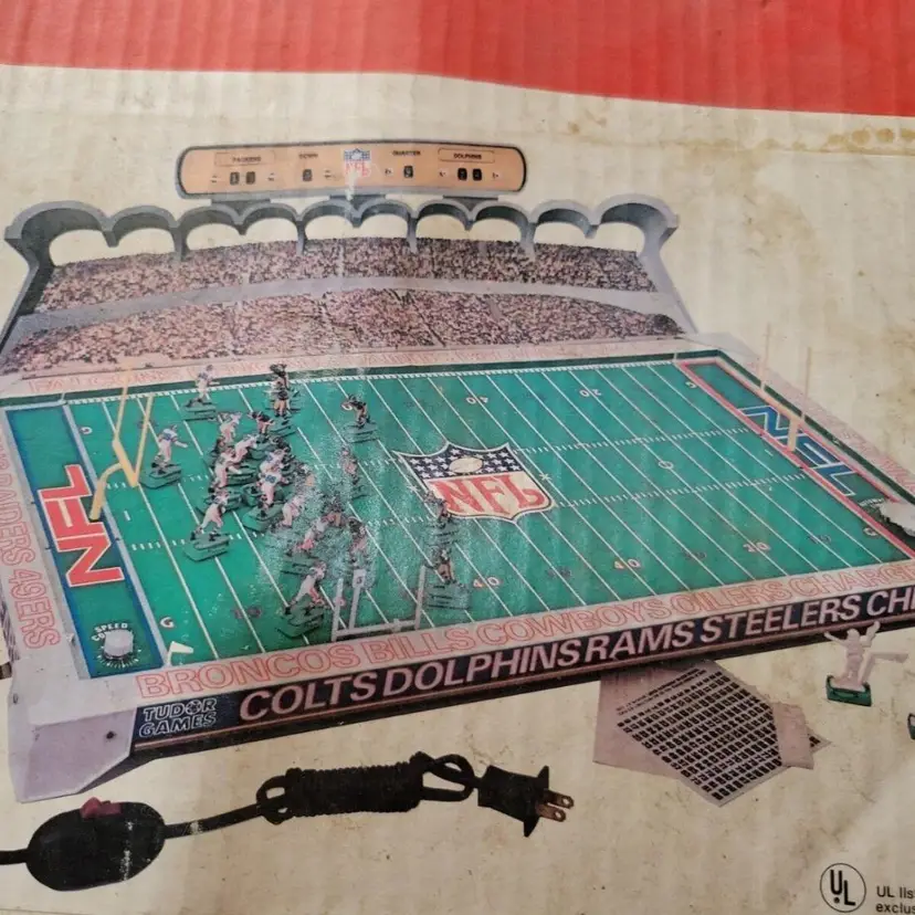 Sears Tudor Electric NFL 1970s American Conference Model 165129 Tested Vintage