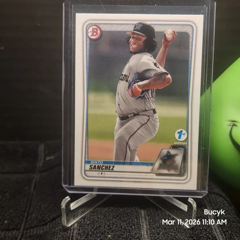 2020 Bowman 1st edition - Sixto Sanchez Miami Marlins