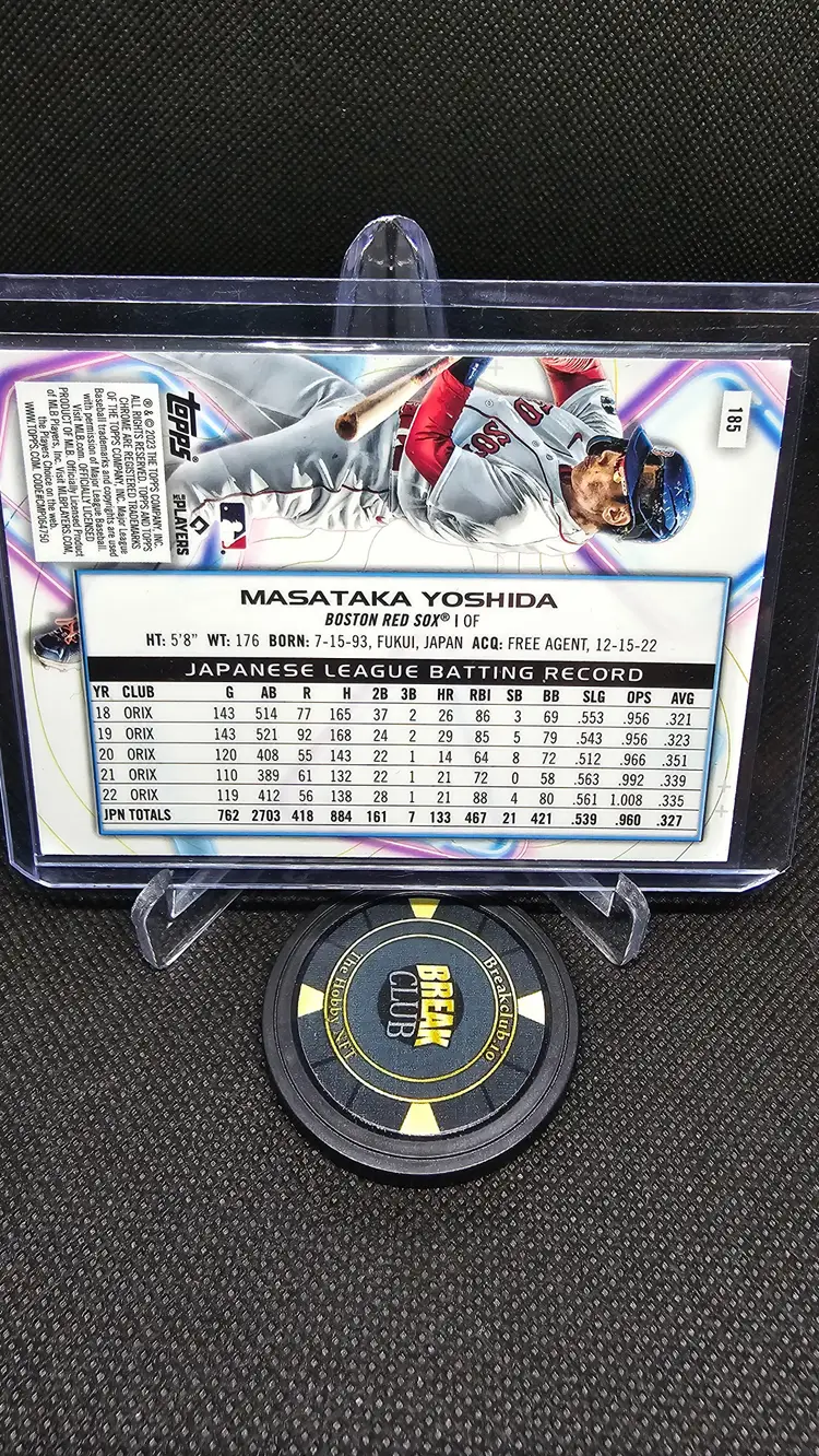 2023 Topps Cosmic Chrome Masataka Yoshida