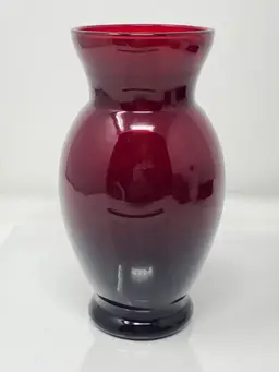 Anchor Hocking Ruby Red Small Vase