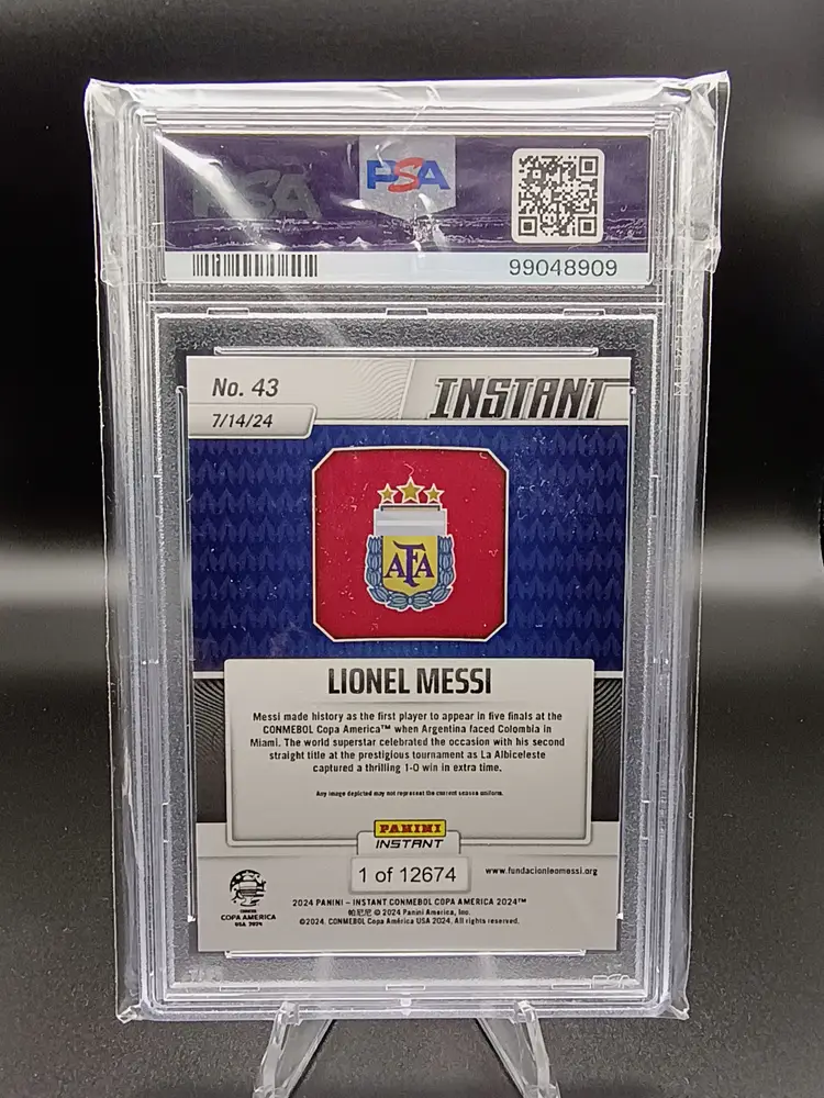 Lionel Messi 2024 Panini Instant Copa America #43 PSA 10