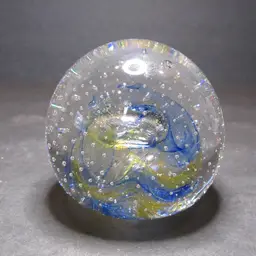 VINTAGE Caithness Scotland Reflections '92 Glass Paperweight U9238 with Box