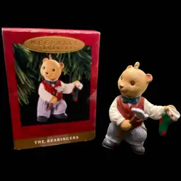 Vintage Hallmark Keepsake Papa Bearinger's Christmas Ornament – Vintage Teddy Bear