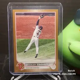 2022 Topps Gold Paper - Bradley Zimmer Cleveland Guardians 1519/2022