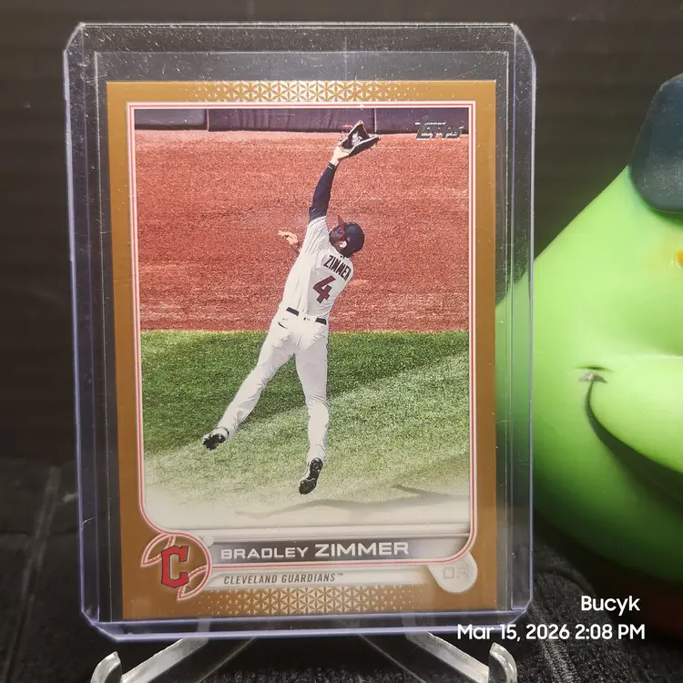 2022 Topps Gold Paper - Bradley Zimmer Cleveland Guardians 1519/2022