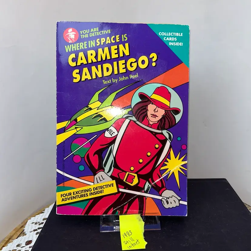 #1 NOS “Where In Space Is Carmen San Diego!” 1993 Collector Cards Still Intact