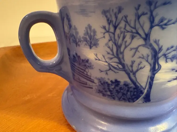 Two Currier And Ives Large Mugs