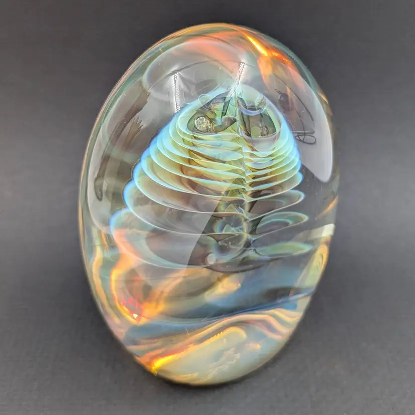 Michael O'Keefe Paperweight Signed