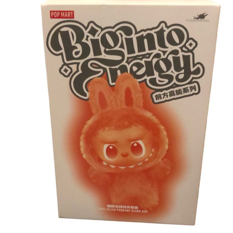 Authentic Labubu POP MART Big Into Energy Mystery Monster Keychain