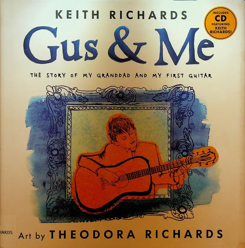 Keith Richards Gus & Me Book With CD