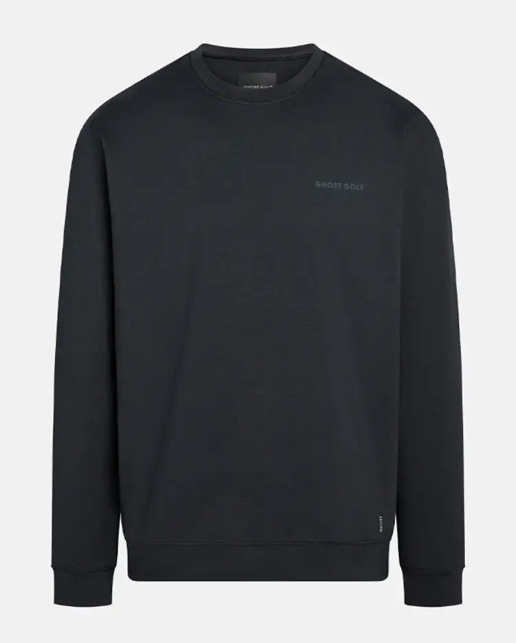 GHOST GOLF SWEATSHIRT BLACK - MENS MED