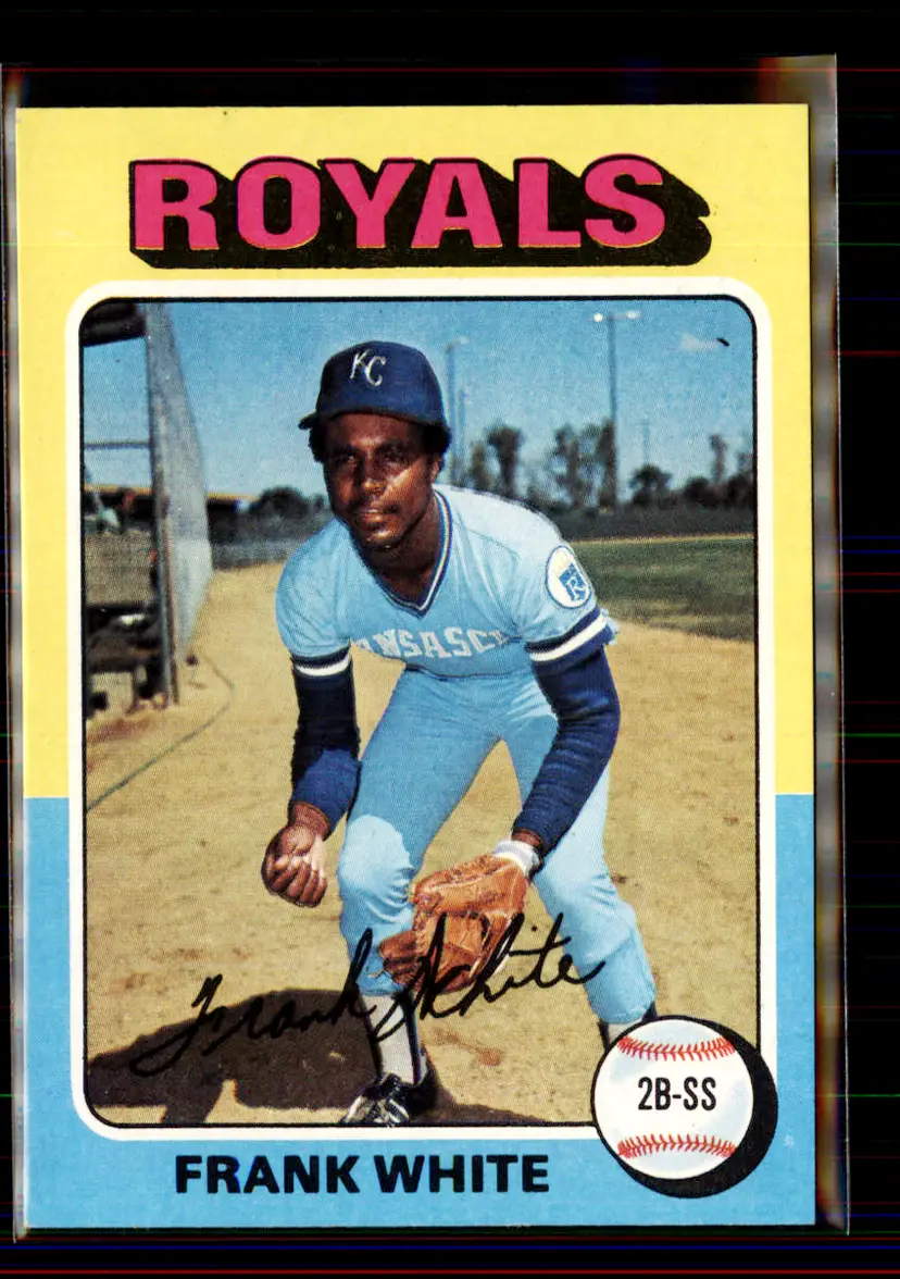 Frank White 1975 Topps #569 - Kansas City Royals - (pk1-88)
