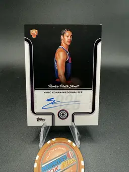 Yanic Konan-niederhauser Rookie Photo Shoot Auto 2025-26 Topps NBA Los Angeles Clippers