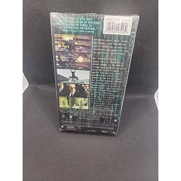 Matrix Reloaded SEALED VHS 2003