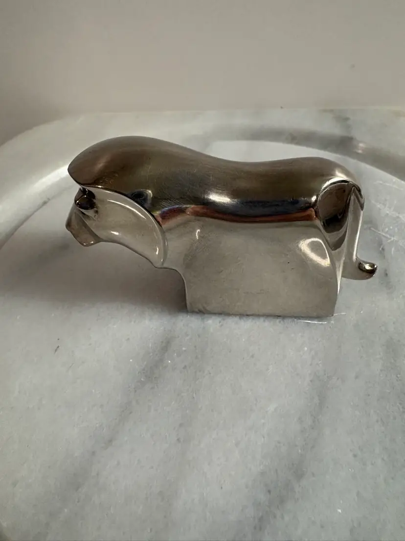 Vintage 1970s DANSK Gunnar Cyren Silver Plated Lion