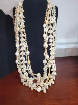 COSTUME shell necklaces LOT