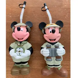 Disney Safari Mickey & Minnie Sipper Drink Beverage Cups