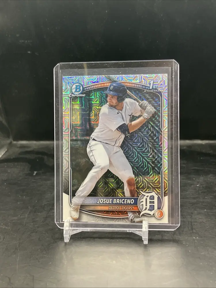 2025 Bowman Josue Briceno 1st Bowman Mega Box Mojo Detroit Tigers