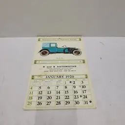 B And B Automotive Marion South Dakota 1975 To 1976 Calendar