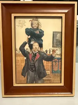 Vintage 1997 HB Group "Rare Woods" Duel Wood Picture Frame