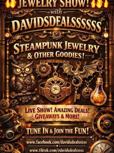Live Jewelry Show Featuring Steampunk Jewelry & Other Novelties 