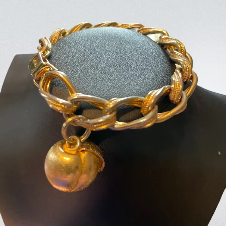 Napier, apple charm bracelet