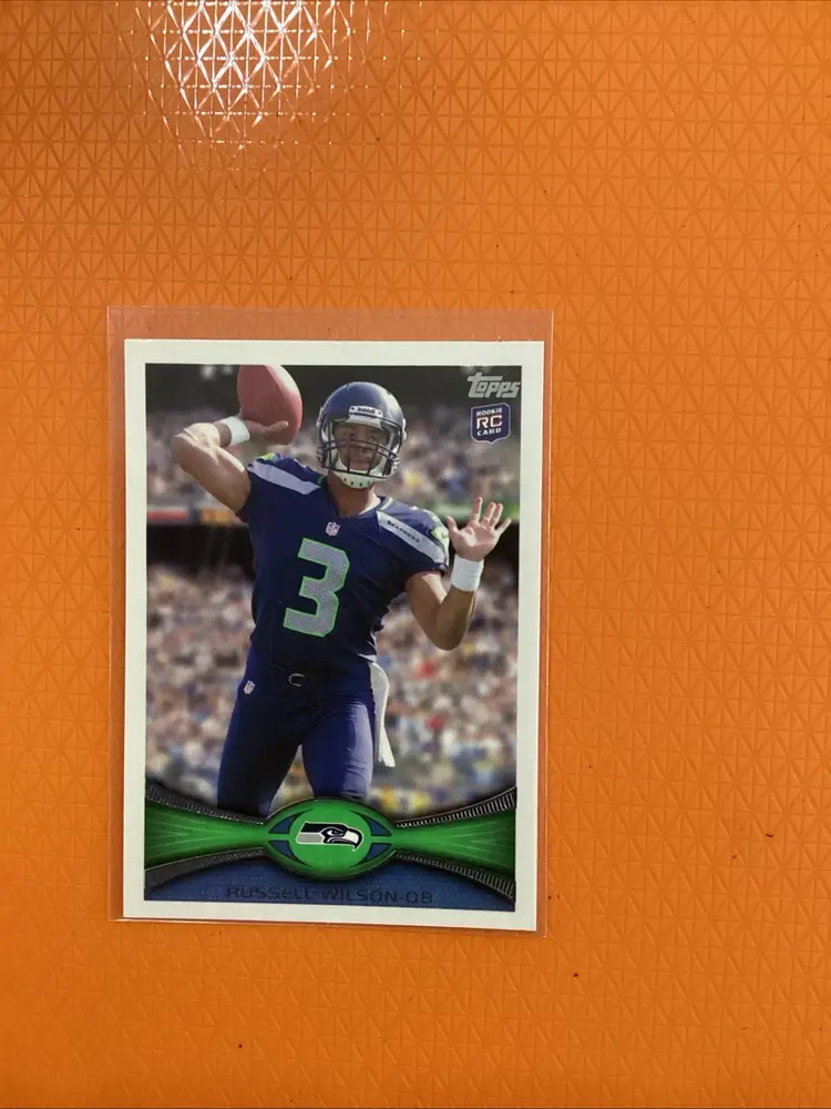 2012 Topps Russell Wilson Rookie Card Base #165 RC Seattle Seahawks