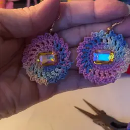 Pastel Crochet Earrings